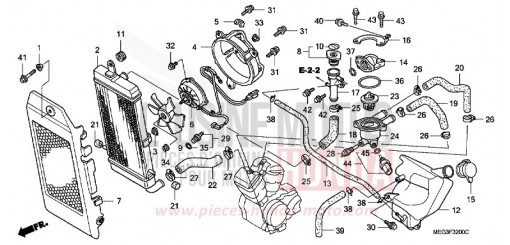 RADIATEUR VT750C7 de 2007